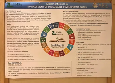 Our MSDG was the only professional master presented at the 'ABIS Knowledge Into Action ForumBusiness Model Innovation in the SDG Era